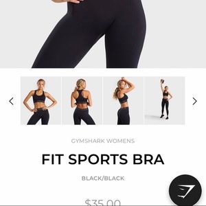 Brand new gym shark spots bra size small